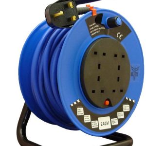 Elite 240v 2.5mm Cable Extension Reel With 13a Plug 25m