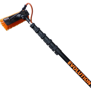 Evolution 25ft Glass Fibre V3 Pole with Evo-lite 26cm Dual Trim Brush & Chemical Univalve (SOFTWASH)
